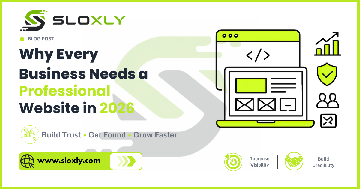 Why Every Business Needs a Professional Website in 2026